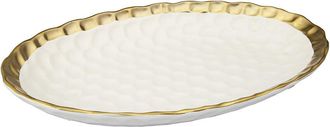 Alice Pazkus Oval Tray with Rim
