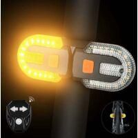 OEM Adecuado Para Mantenimiento - Luz Trasera Para Bicicleta Con Intermitentes - Control Remoto Inal&aacute;mbrico - 5 Modos De Advertencia - Resistente Al Agua 