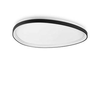 Ideal Lux Ideal Lux - Plafoniera Contemporanea Gemini Metallo Nero Led Integrato 42w 3000k Ip20