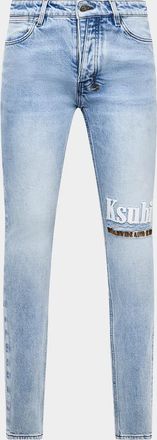 Ksubi Men & apos;s Van Winkle Kristal Logo Skinny Jeans