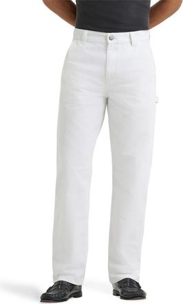 Lee Loose Fit Straight Leg Carpenter Jeans in Bright White at Nordstrom, Size 28 X 32