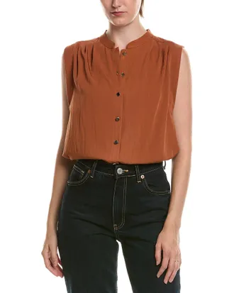 Anne Klein Petite Button Front Shirt