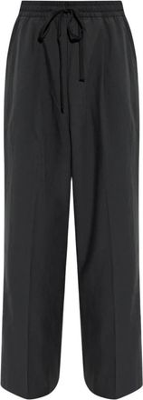 Fear of God Broek met Plooi en Trekkoord - Heren - Wijde Broeken - Grijs - XL - Wol - Broeken