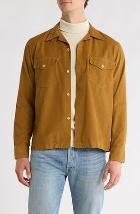 Buck Mason Pinwale Corduroy Button-Up Shirt in Golden Rye at Nordstrom Rack, Size X-Small