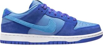 Nike Blauwe Raspberry Dunk Low Limited Edition - Heren - Skateschoenen - Blauw - 40 1/2 EU - Leer - Fitness