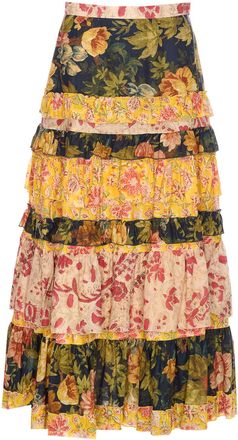 Valentino Garavani Apres Lhiver Macro Flower Skirt