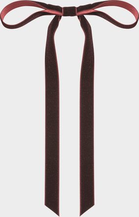 Jennifer Behr Aida Velvet Bow Barrette