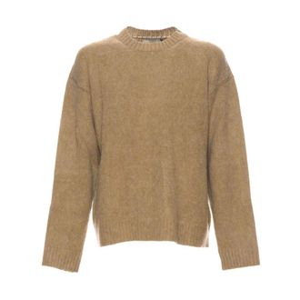 Paura Round-neck Knitwear, male, Brown, S, Round-neck Jumper