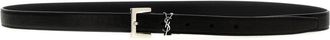 Saint Laurent Cintura Belt - Heren - Riemen - Zwart - 105 CM - Leer - Accessoires