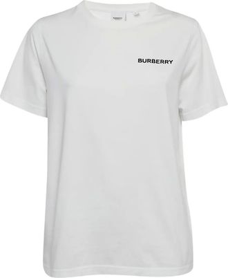 Burberry T-shirt con logo - Bianco