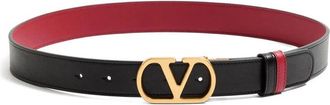 Valentino Garavani Belts Black, Red