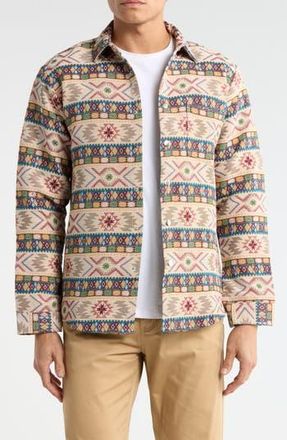 T.R. Premium Tapestry Shirt Jacket in Beige at Nordstrom Rack, Size Xx-Large