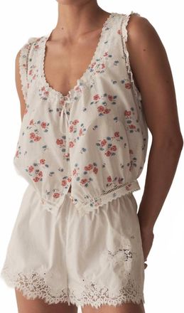 D&ocirc;en Traveler Top In Poppy Field