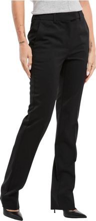 Marella Pantalone Follie - Dames - Slim Fit Broeken - Zwart - M - Wol - Broeken
