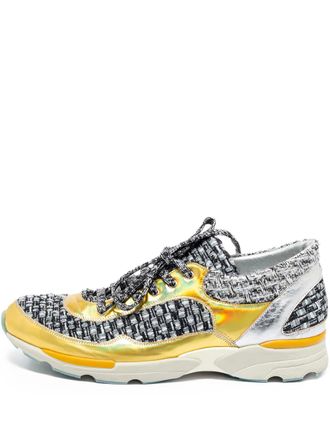 Chanel Tweed sneakers - Gold