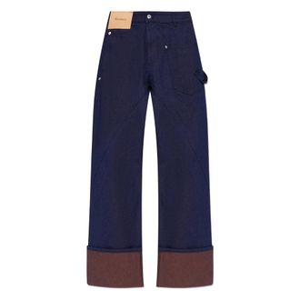 J.W.Anderson Jeans Blu, Rosso-Uomo