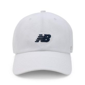 New Balance Unisex 47 Clean Up Hat in White Cotton Twill, size OSZ