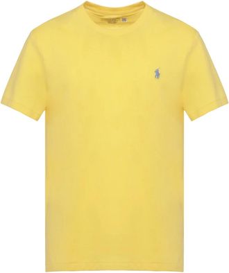 Ralph Lauren Tops, Heren, Geel, M, Katoen, Polo Pony T-shirt