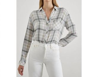 Rails Womens Brady Shirts In Sky Haze