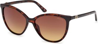 Guess Gu 00256 Zonnebril - unisex - Zonnebrillen - Bruin - 58 MM - Accessoires