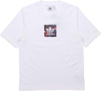 adidas originals Cny Graphic Tee Printed Logo Mens White GN5449