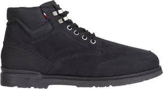 Tommy Hilfiger Outdoor Nubumix Boot - Heren - Veterlaarzen - Zwart - 42 EU - Leer - Schoenen