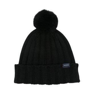 Woolrich Berretto Cashmere Pom Pom - - Accessories - Donna - Nero - M
