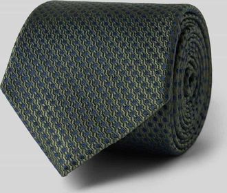 Olymp Seidenkrawatte aus reiner Seide (6,5 cm) in Gruen, Gr&ouml;&szlig;e 1