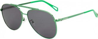 Zadig&Voltaire Womens SZV415-600G09 SZV415 60 600G09 Sunglasses - Dark Green - One Size