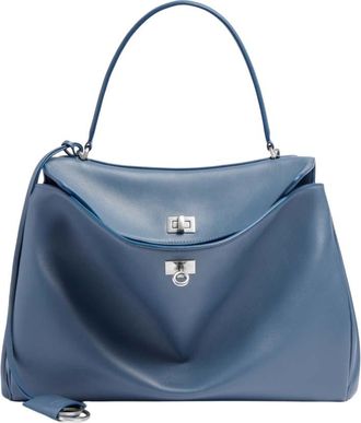 Balenciaga Blue Medium Rodeo Shoulder Bag