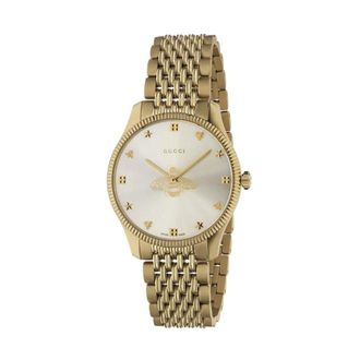 Gucci Accessoires, unisex, Geel, ONE Size, G-Timeless Horloge