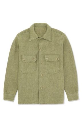 Fortela Wool Overshirt in Beige at Nordstrom, Size Xx-Large Eu