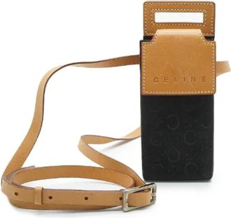 Celine Pre-owned Cross Body Bags, female, Black, Size: ONE SIZE Pre-owned Leather handbags