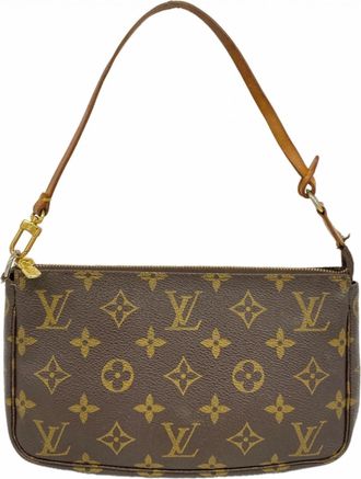 Louis Vuitton Brown Pouch (Pre-Owned)