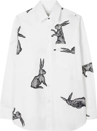 Paul Smith Camicia Conigli - Heren - Overhemden - Wit - Maat: L Katoen