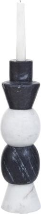 Fifty Five South Grosser, luxuriöser Marmor Kerzenständer Oxana ø 16 x 39 cm