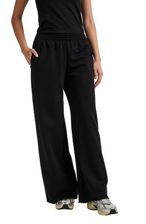Richer Poorer Inc. The Recycled Fleece Wide Leg Sweatpant in Black at Nordstrom, Size X-Small