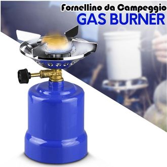 Trade Shop Trade Shop - Fornello Gas Portatile Fornellino Per Campeggio Camping Da Viaggio Di Emergenza