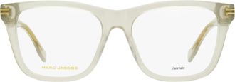 Marc Jacobs MJ Classic Square Acetate Eyeglasses - Beige