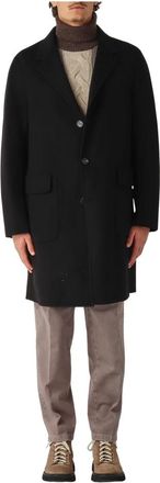 Palt&ograve; Uomo, Cappotti, Nero, XL, new
