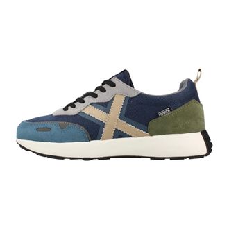 Munich Heren, Schoenen, Blauw, Maat: 42 EU Leer