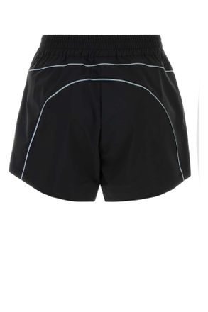 Balenciaga Black Exterior: Polyester Pantaloni Trousers