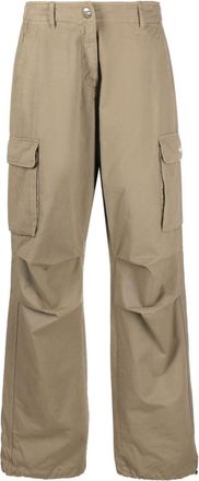 Coperni Khaki Wide leg cargo trousers
