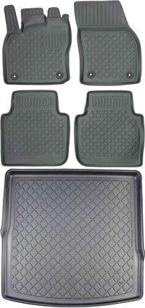 OEM Volkswagen Tiguan Allspace Suv Desde Noviembre De 2016. Juego De Alfombrillas Para Coche Y Maletero