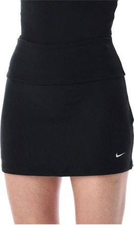 Nike Falda pantal&oacute;n acanalada de tiro medio Nike Sportswear Chill Knit - Sport - Mujer - Negro - S