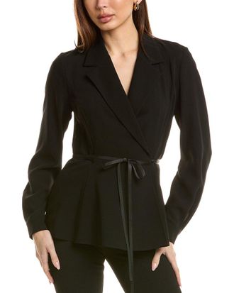 Lafayette 148 New York Peplum Shirt Blouse