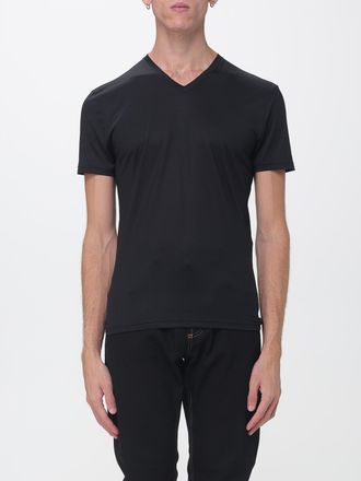 Gucci T-shirt slim fit in jersey di modal con scollo a V e maniche corte