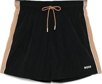 BOSS Costume da bagno con logo - Nero