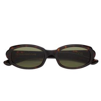 Retro Superfuture Sunglasses, unisex, Brown, Size: 54 MM Esatto Sunglasses