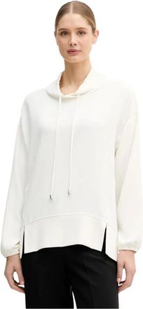 Joseph Ribkoff Hooded Sweatshirt - Dames - Sweatshirts - Wit - L - Polyester - Hoodies & sweatvesten